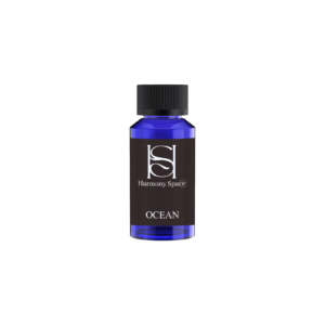 Ocean fragrance bottle with notes of orange and jasmine.